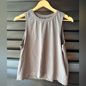 A by Avocado Women's Grey Brown Tank Top Large